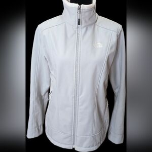 The North Face Apex Bionic Women’s Large Soft Shell Jacket Fleece Lined White